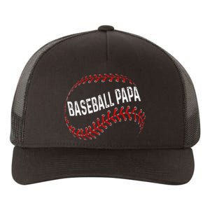 Papa Baseball Tee Grandson Funny Idea For Grandpa Yupoong Adult 5-Panel Trucker Hat