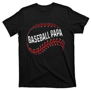 Papa Baseball Tee Grandson Funny Idea For Grandpa T-Shirt