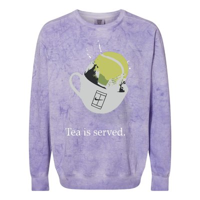 Paula Badosa Tennis Tea Is Served Colorblast Crewneck Sweatshirt