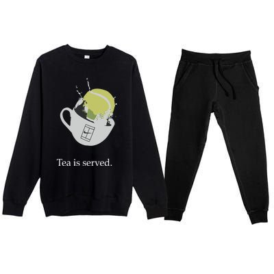 Paula Badosa Tennis Tea Is Served Premium Crewneck Sweatsuit Set