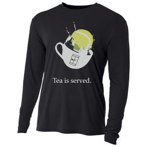 Paula Badosa Tennis Tea Is Served Cooling Performance Long Sleeve Crew