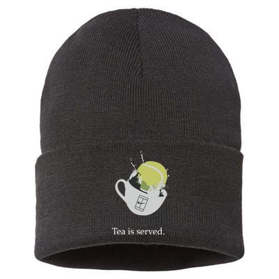 Paula Badosa Tennis Tea Is Served Sustainable Knit Beanie