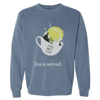 Paula Badosa Tennis Tea Is Served Garment-Dyed Sweatshirt