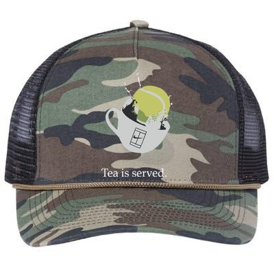 Paula Badosa Tennis Tea Is Served Retro Rope Trucker Hat Cap