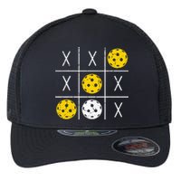 Pickleball Ball Tic-Tac-Toe Game XO-XO Funny Flexfit Unipanel Trucker Cap