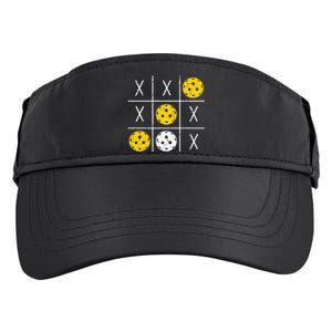 Pickleball Ball Tic-Tac-Toe Game XO-XO Funny Adult Drive Performance Visor