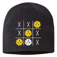 Pickleball Ball Tic-Tac-Toe Game XO-XO Funny Sustainable Beanie