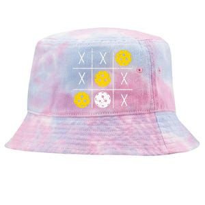 Pickleball Ball Tic-Tac-Toe Game XO-XO Funny Tie-Dyed Bucket Hat