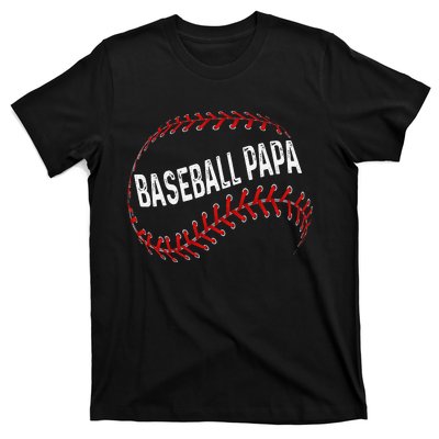 Papa Baseball Tee Grandson Funny Idea For Grandpa T-Shirt