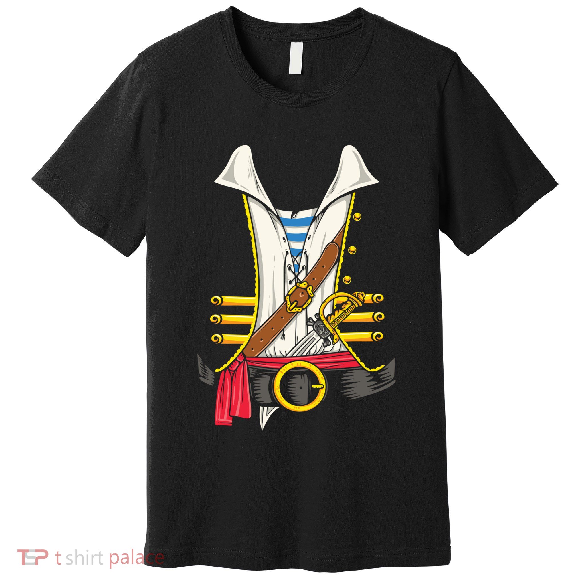 Pirate Buccaneer Theme Party Birthday Costume Cruise Gift Premium T-Shirt