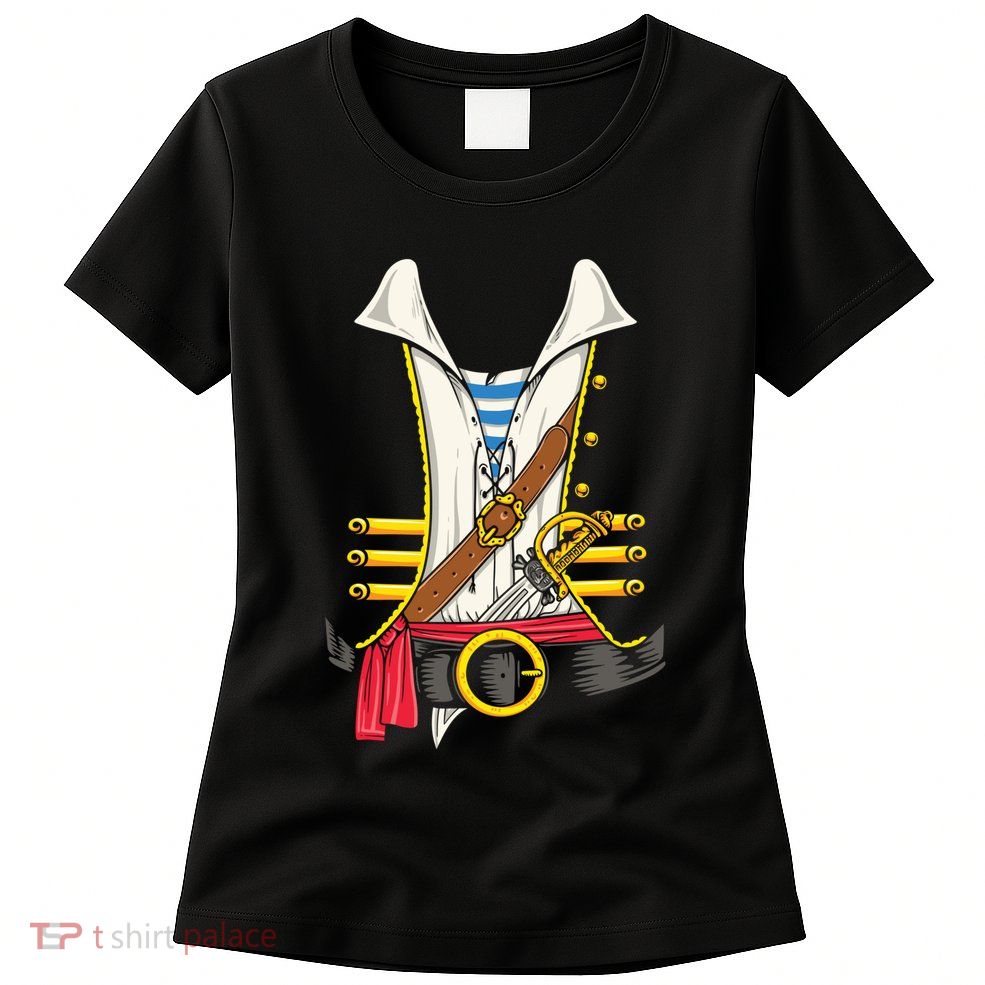 Pirate Buccaneer Theme Party Birthday Costume Cruise Gift Womens T-Shirt