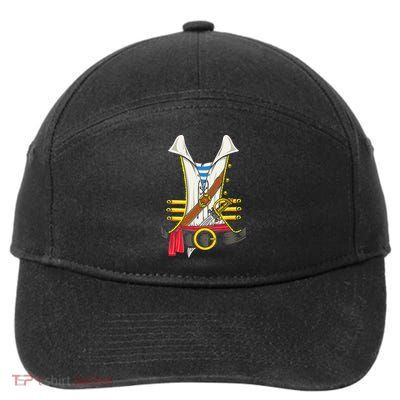Pirate Buccaneer Theme Party Birthday Costume Cruise Gift 7-Panel Snapback Hat