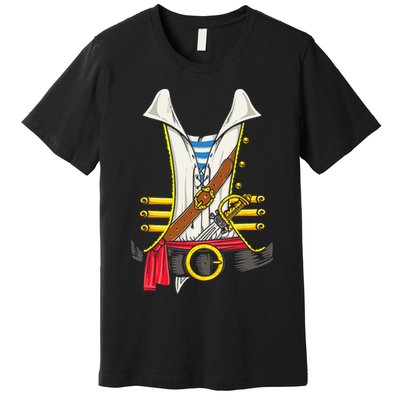 Pirate Buccaneer Theme Party Birthday Costume Cruise Gift Premium T-Shirt