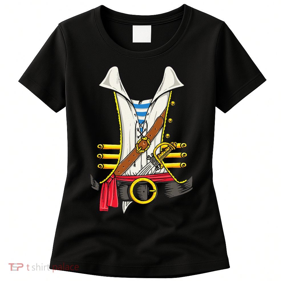 Pirate Buccaneer Theme Party Birthday Costume Cruise Gift Womens T-Shirt
