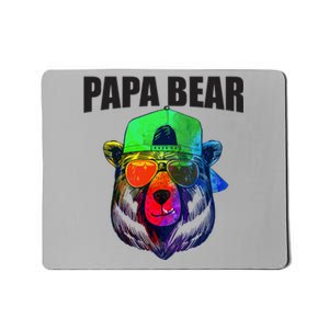 Papa Bear Tee Gift Mousepad