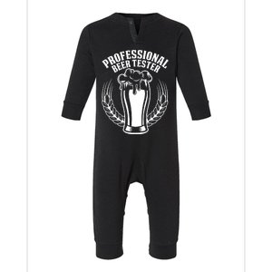 Professional Beer Tester Drinking Infant Fleece One Piece