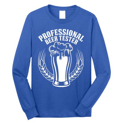 Professional Beer Tester Drinking Long Sleeve Shirt