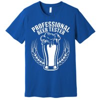 Professional Beer Tester Drinking Premium T-Shirt