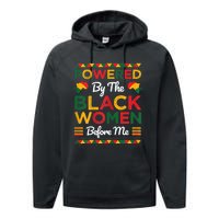 Powered By The Black Women Before Me Black History Month Performance Fleece Hoodie