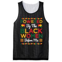 Powered By The Black Women Before Me Black History Month Mesh Reversible Basketball Jersey Tank