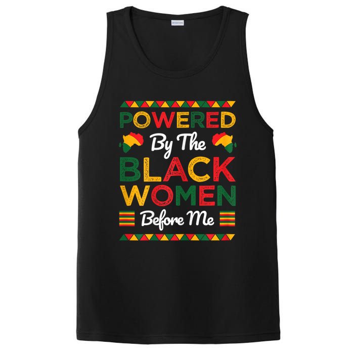 Powered By The Black Women Before Me Black History Month PosiCharge Competitor Tank