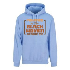 Powered By The Black Women Before Me Black History African Unisex Surf Hoodie