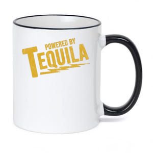 Powered By Tequila 11oz Black Color Changing Mug