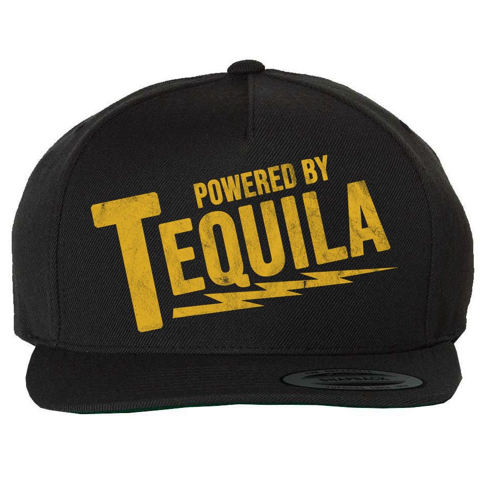 Powered By Tequila Wool Snapback Cap