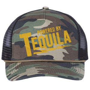 Powered By Tequila Retro Rope Trucker Hat Cap