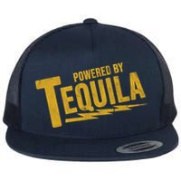 Powered By Tequila Flat Bill Trucker Hat