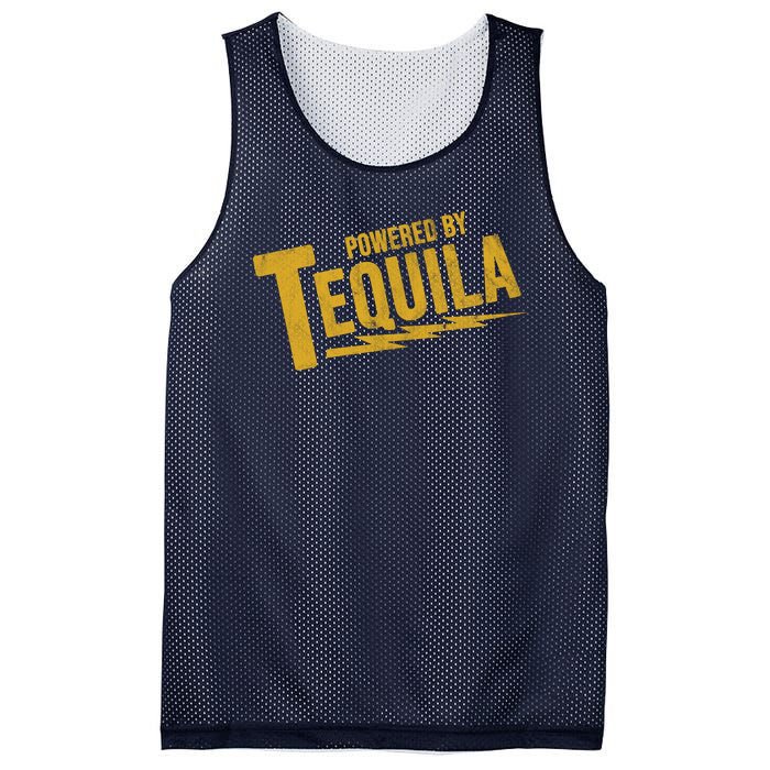 Powered By Tequila Mesh Reversible Basketball Jersey Tank