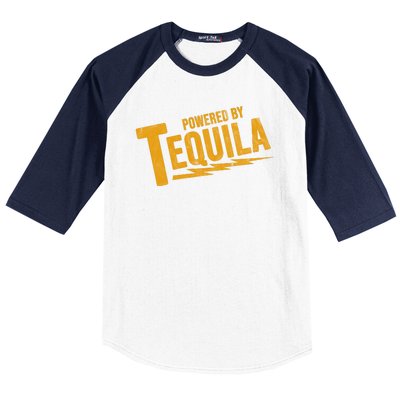 Powered By Tequila Baseball Sleeve Shirt