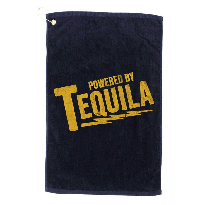 Powered By Tequila Golf Towel