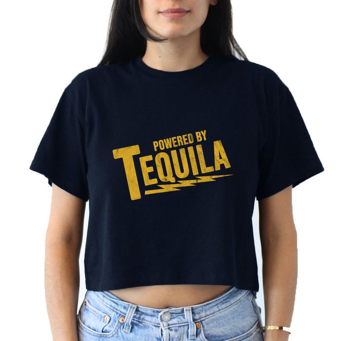 Powered By Tequila Crop Top