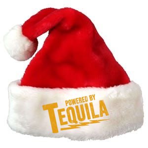 Powered By Tequila Premium Christmas Santa Hat