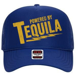 Powered By Tequila High Crown Mesh Back Trucker Hat