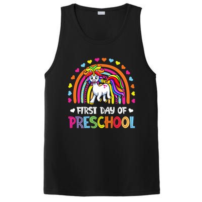 Preschool Back To School Great Gift Happy First Day Of Preschool Gift PosiCharge Competitor Tank