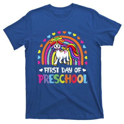 Preschool Back To School Great Gift Happy First Day Of Preschool Gift T-Shirt