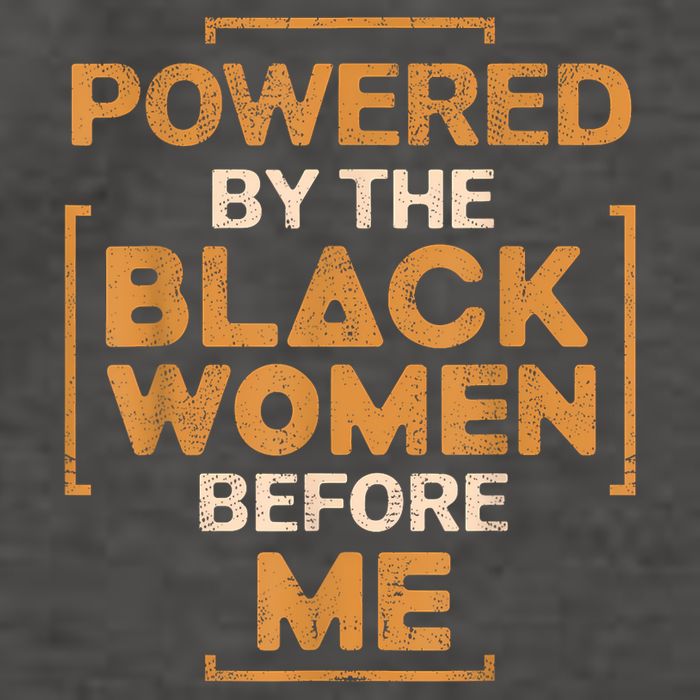 Powered By The Black Women Before Me Black History Month Vector Backpack