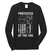 Protected By The 2nd Amendment We The People Pro Gun BACK Long Sleeve Shirt