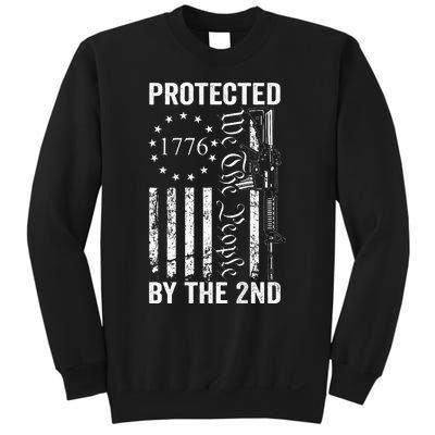 Protected By The 2nd Amendment We The People Pro Gun BACK Sweatshirt