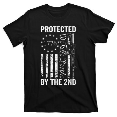 Protected By The 2nd Amendment We The People Pro Gun BACK T-Shirt