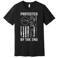 Protected By The 2nd Amendment We The People Pro Gun BACK Premium T-Shirt