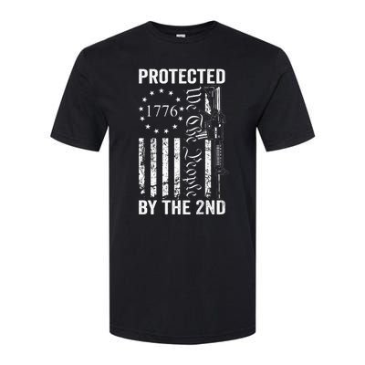 Protected By The 2nd Amendment We The People Pro Gun BACK Softstyle CVC T-Shirt