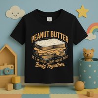 Peanut Butter The Glue That Holds This Body Together Toddler T-Shirt