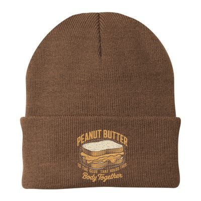 Peanut Butter The Glue That Holds This Body Together Beanie