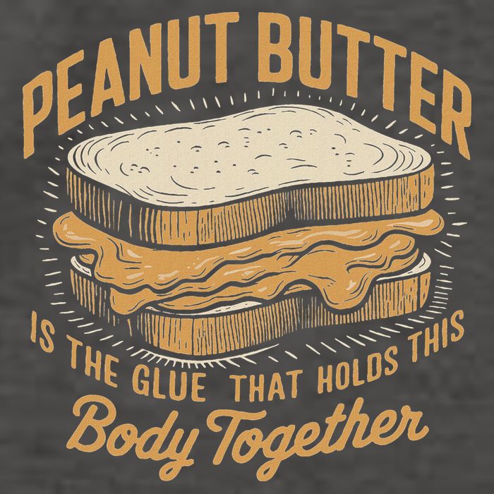Peanut Butter The Glue That Holds This Body Together Vector Backpack