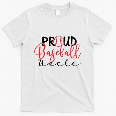 Proud Baseball Uncle For Family Matching Mother's Day T-Shirt
