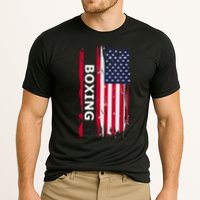 Patriotic Boxing USA Flag Apparel Cooling Performance Crew T-Shirt