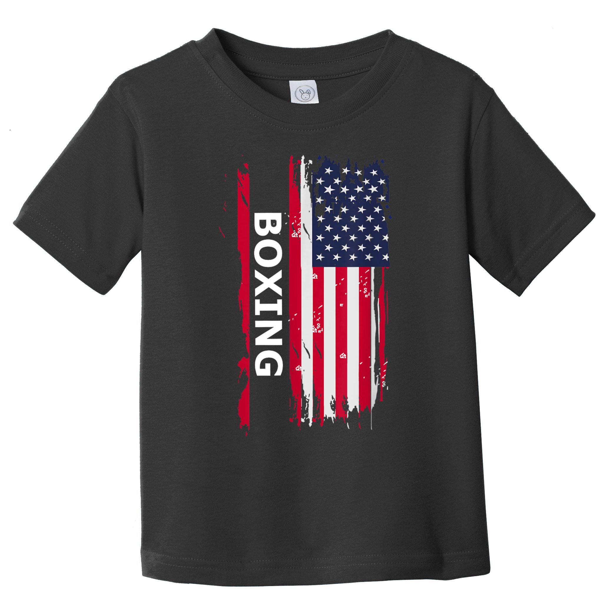 Patriotic Boxing USA Flag Apparel Toddler T-Shirt